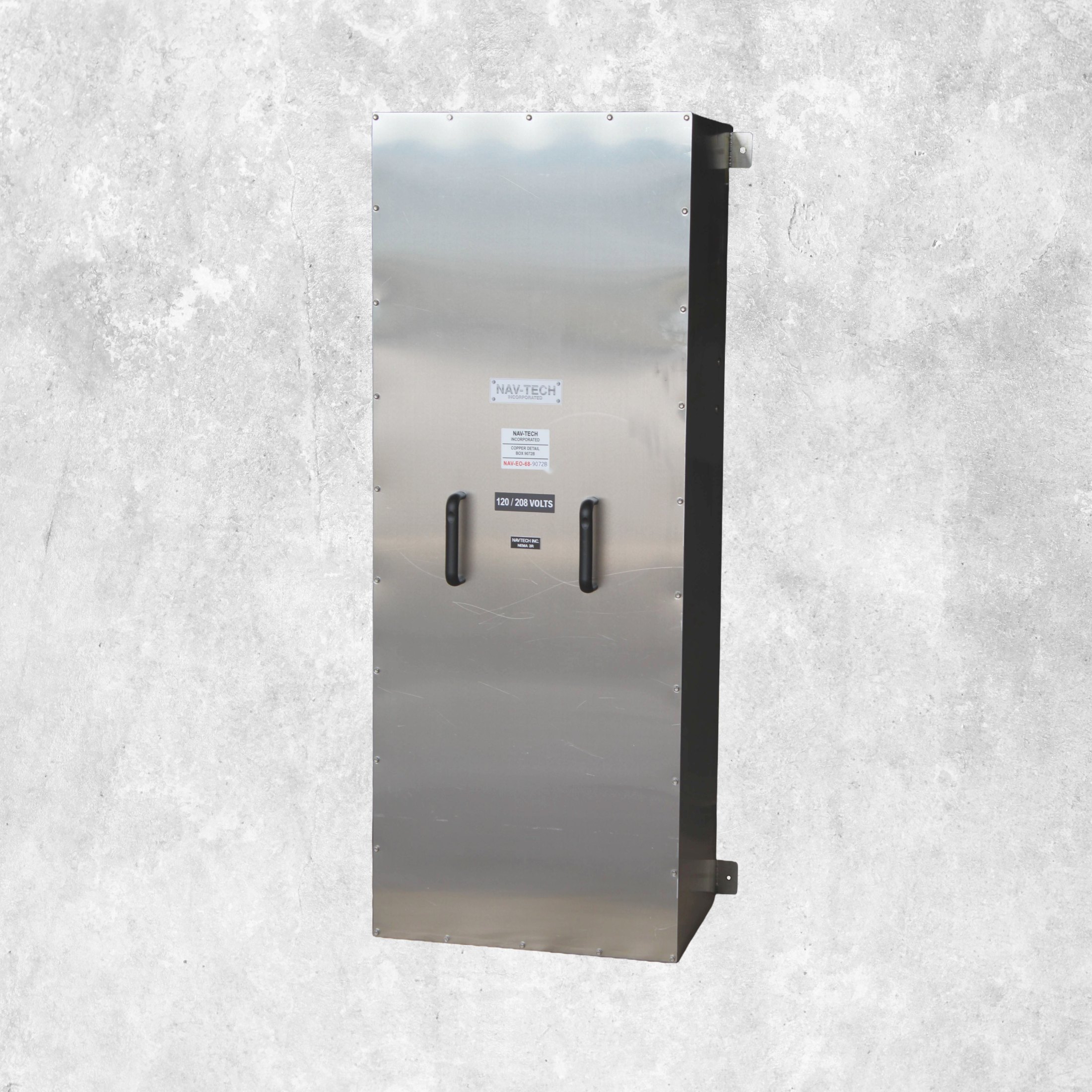 Nav-Tech Con Edison-approved copper detail box (EO series service entrance box)