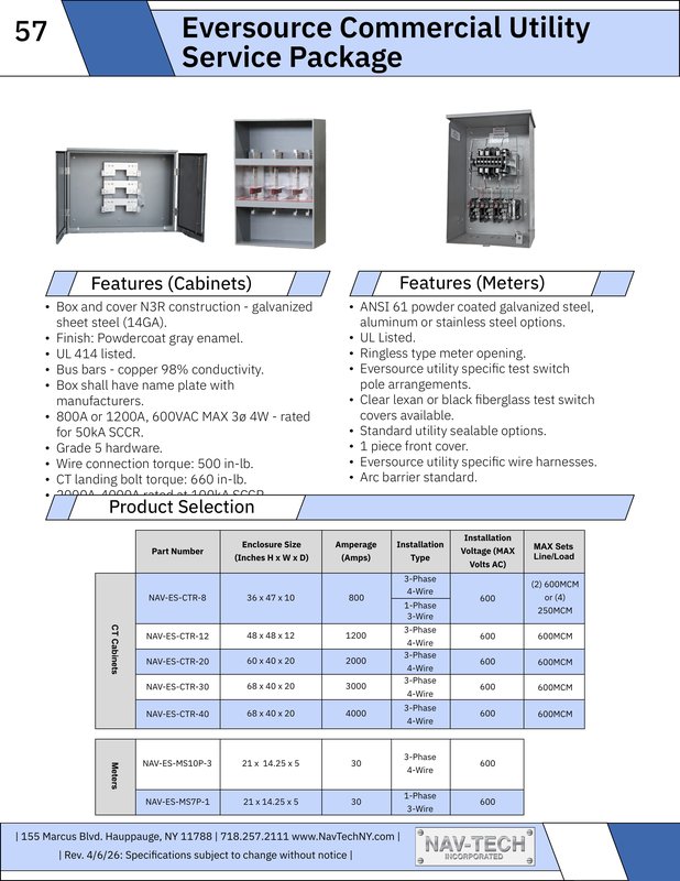 Eversource Commercial Utility Package drawing