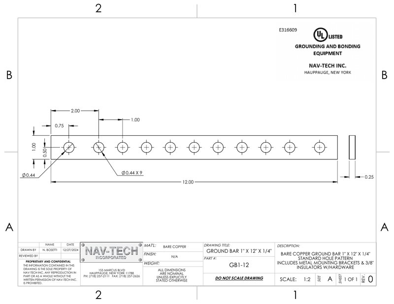 GB1-12 drawing