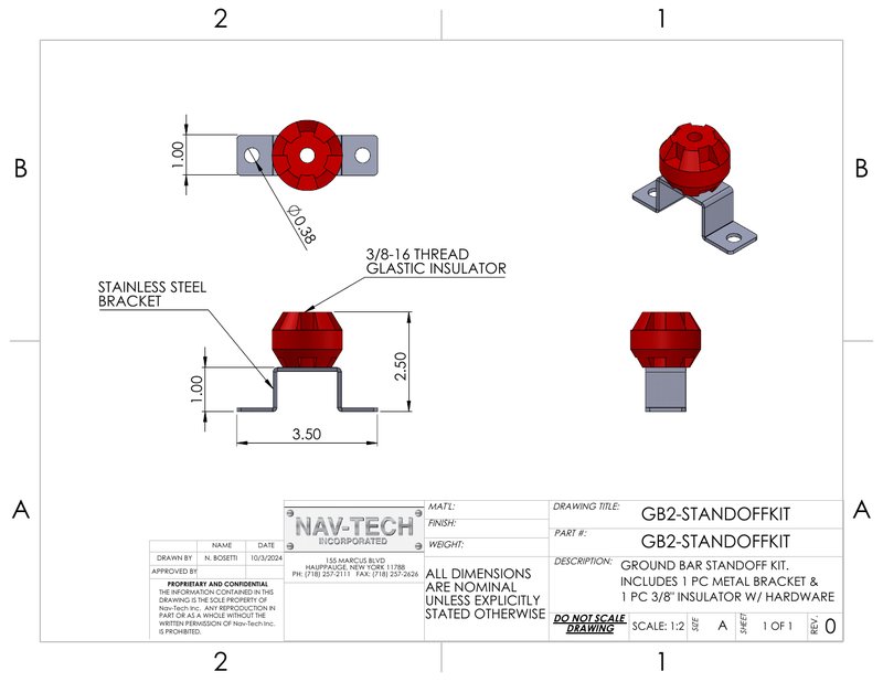 GB2-STANDOFFKIT drawing