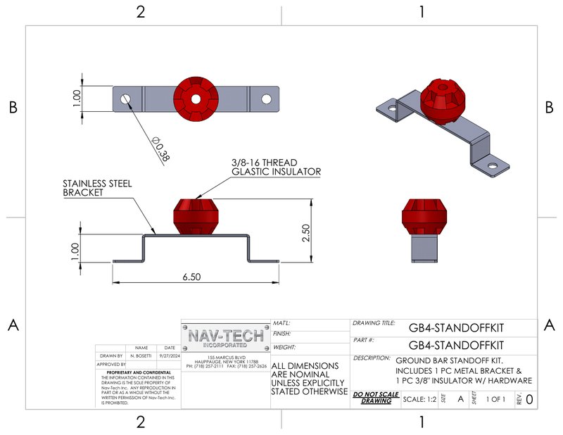 GB4-STANDOFFKIT drawing
