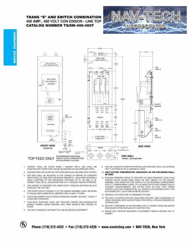 NAV-CE-TSSW400-480T drawing