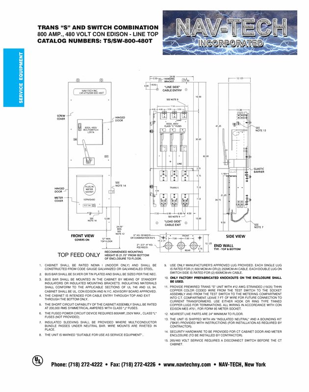 NAV-CE-TSSW800-480T drawing