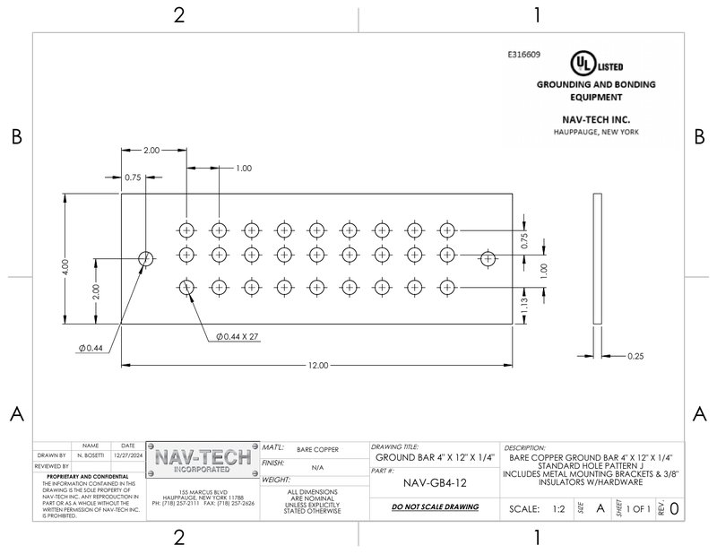 NAV-GB4-12 drawing