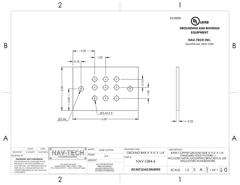 NAV-GB4-6 drawing