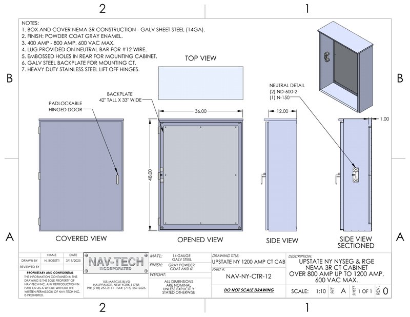 NAV-NY-CTR-12 drawing