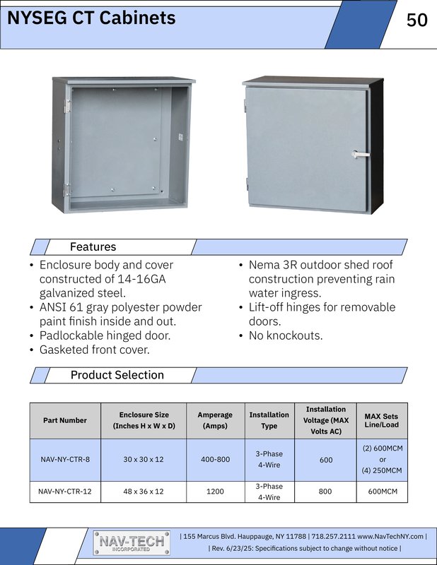 NYSEG CT Cabinets drawing
