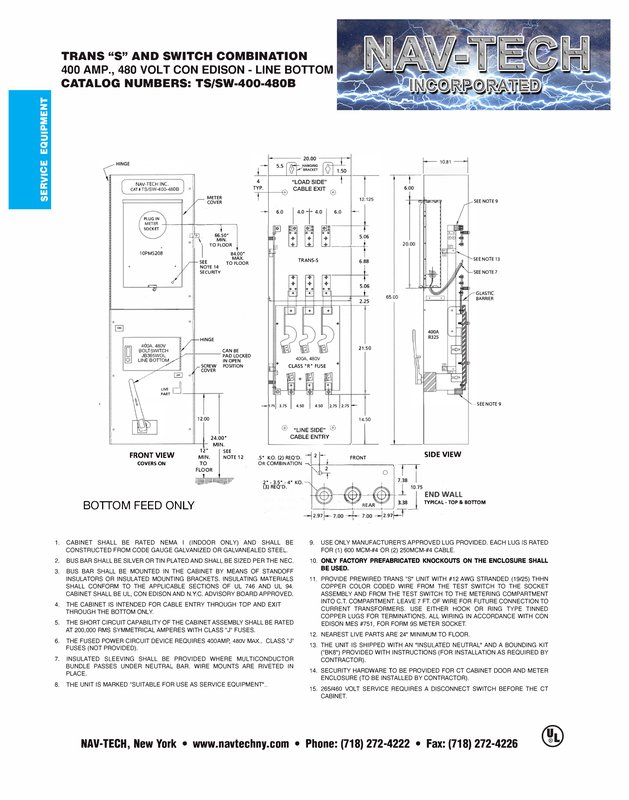TSSW-400-480B drawing