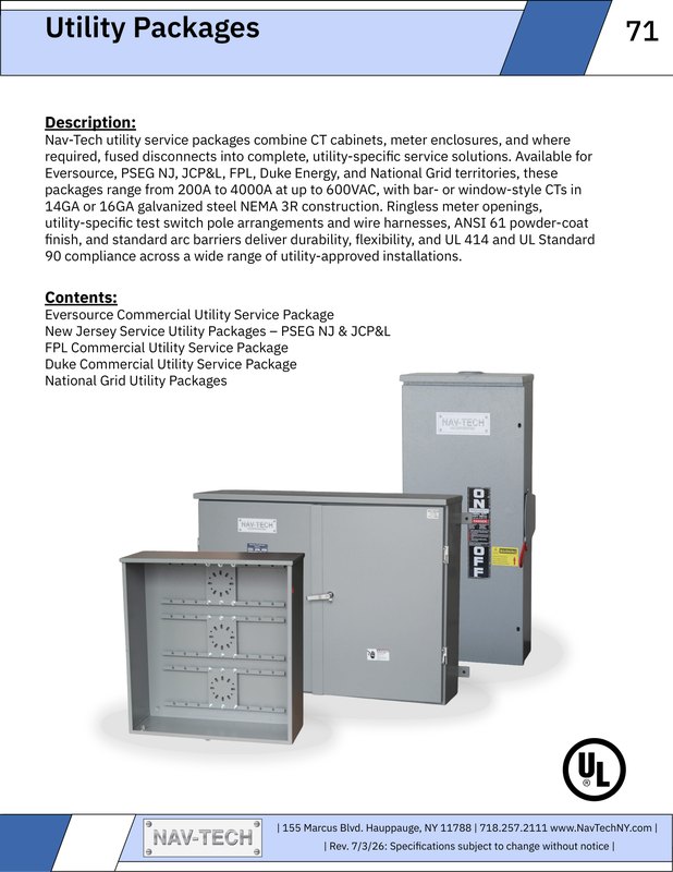 Utility Packages Catalog cover