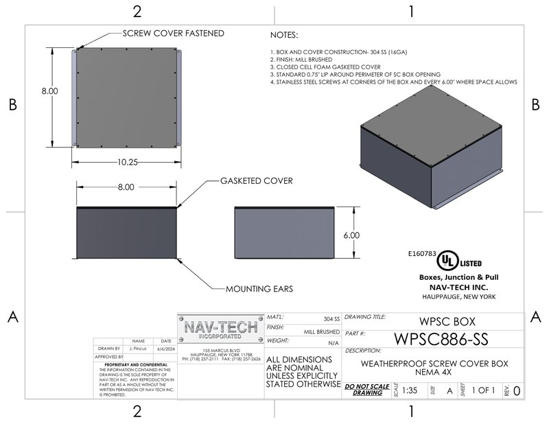 WPSC886-SS304 drawing