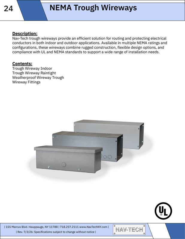 Wireways & Troughs Catalog cover